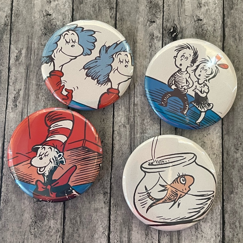 Dr. Seuss Character Button Set